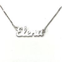 Collana Fanton Gioielli Donna COLLANE NOME in Oro bianco FOPEN01306OB - FOPEN01306OB